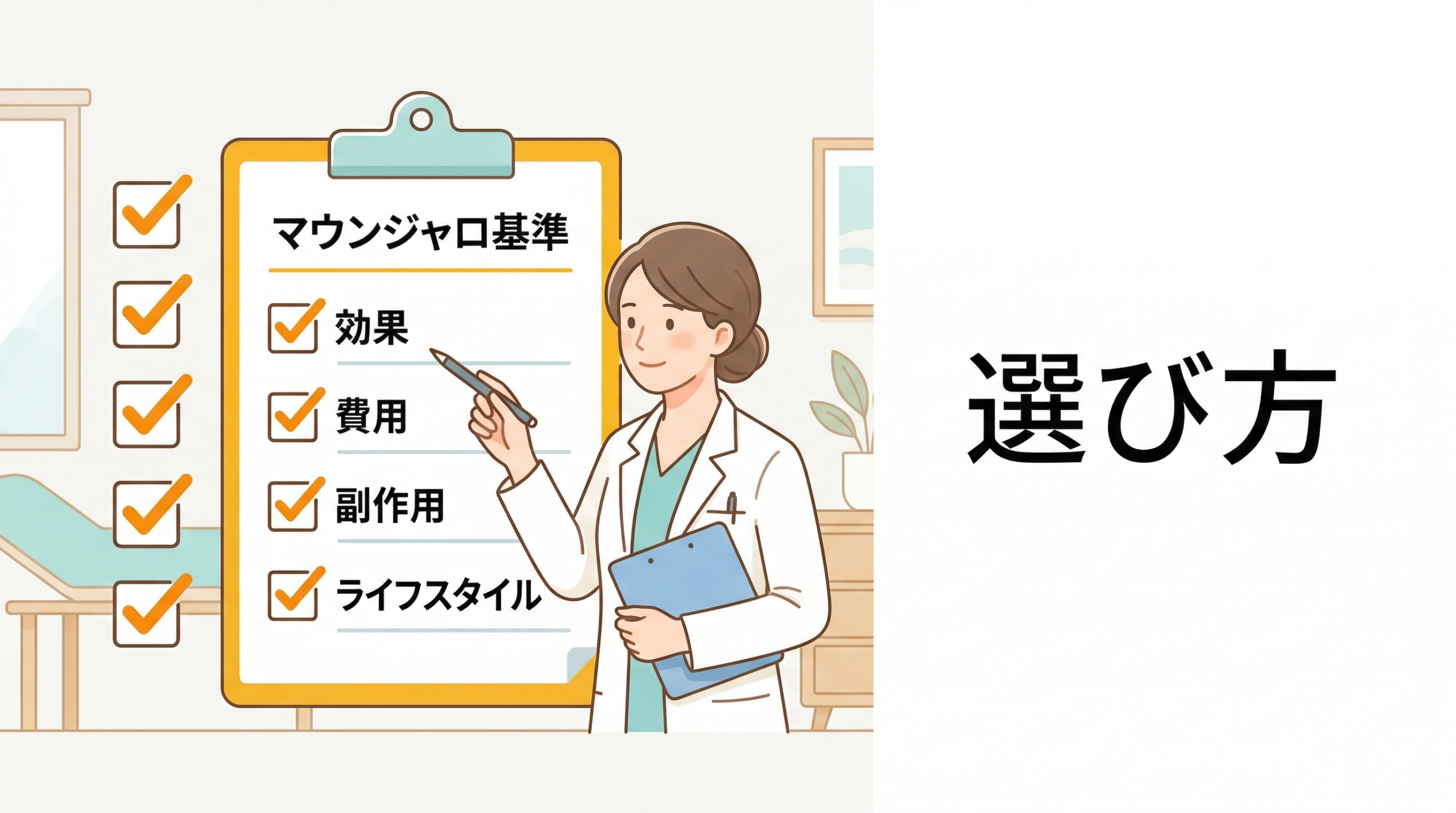 まとめ：マンジャロ治療を検討する際のポイント